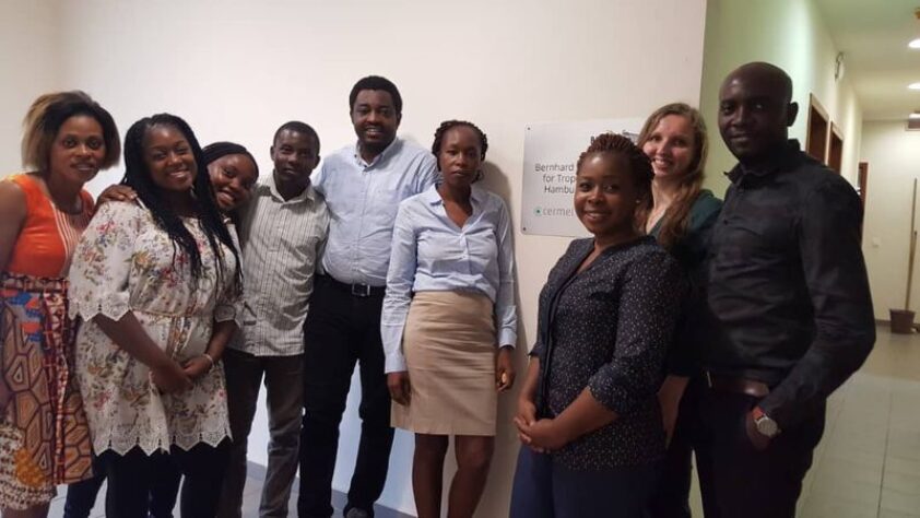 Gruppenbild der Mitarbeitende von LASSA Nigeria